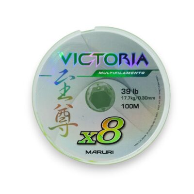 LINHA MULTIFILAMENTO VICTORIA 8X 0.30mm 100m VERDE LIMAO