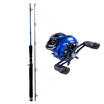 KIT VARA MARURI CROBAT AZUL + CARRETILHA MARURI REXTON 10000